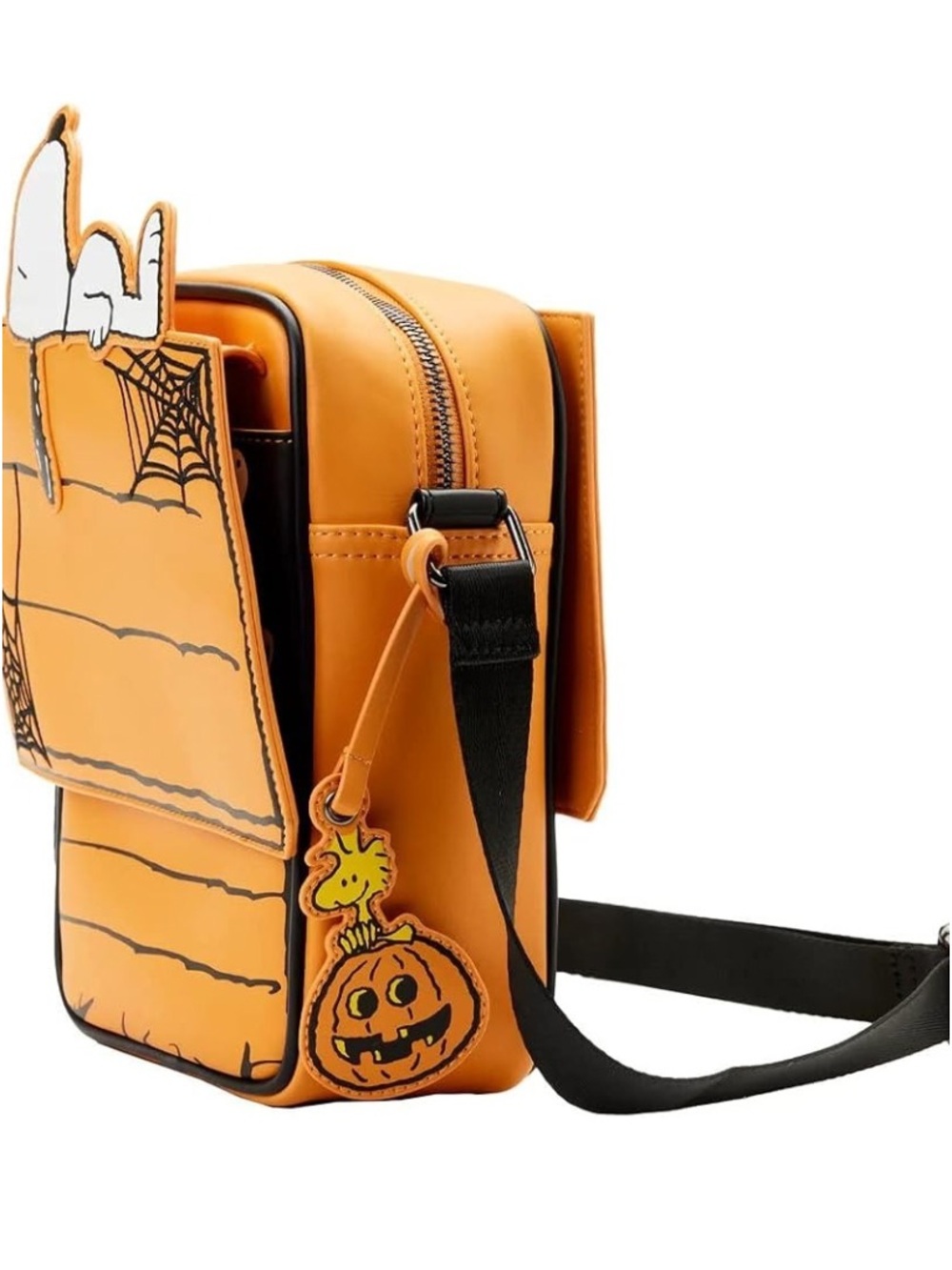 Loungefly Peanuts Great Pumpkin Snoopy Doghouse Crossbody Bag - Picture 5 of 7